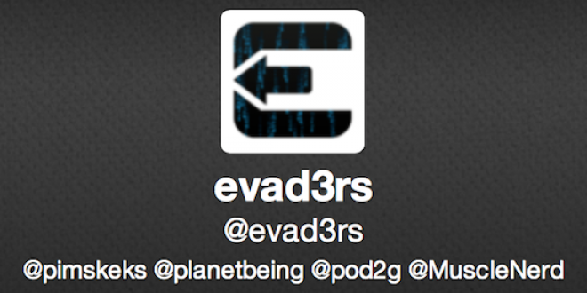L’équipe des « evad3rs » apparait sur Twitter