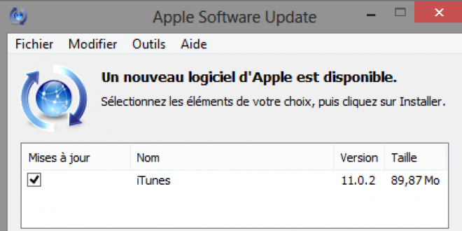 iTunes 11.0.2 est disponible !
