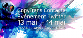 WindSolutions organise un jeu Twitter pour leur logiciel CopyTrans Contacts #ctces