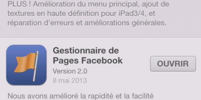 Le Gestionnaire de Pages Facebook passe en version 2.0
