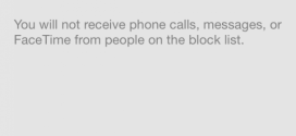 Le blocage d’appel est disponible sous iOS 7