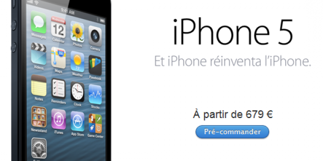 Pré-commandes iPhone 5 : Apple, SFR, Orange et Sosh