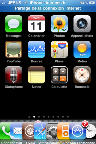 comment mettre 6 icone iphone
